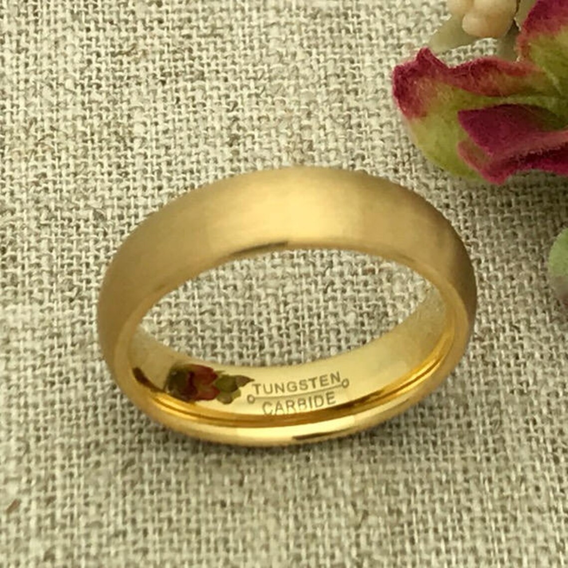6mm Personalized Tungsten Ring Custom Promise Ring for Him Etsy