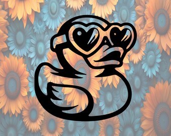 Rubber Duck Decal: Permanent Vinyl, Waterproof