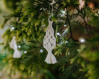 Macrame Christmas Ornaments | Christmas Tree Decorations