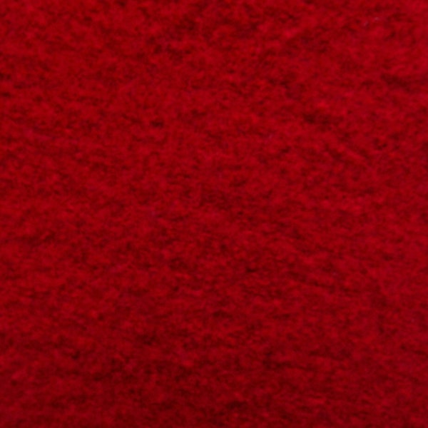 Red Boiled Wool, Red Wool Felt, 12 in x 8 in, Wool Applique, Felted Wool, Valentine Wool Fabric, 100% Pure Wool Felt