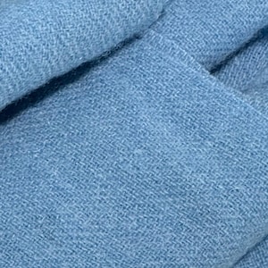Blue Felted Wool, Light Blue Wool, Wool Scrap, Upcycled Wool Fabric, Wool Appliqué, Penny Wool, Rig Wool, Pure Wool, Sky Blue Wool Fabric