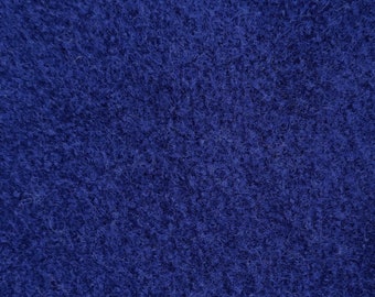 Blue Boiled Wool Fabric, Blue Wool Felt, Up-Cycled Wool Fabric, Blue Wool Fabric, 100% Pure Wool, Bright Blue Wool, Eco Friendly Fabric