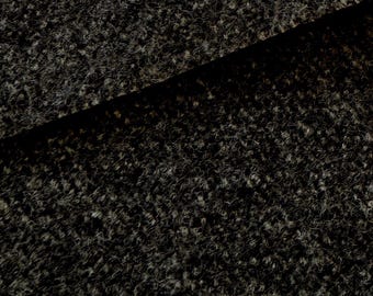 Dark Ebony Brown Wool Fabric, Rug Hooking, Wool Appliqué