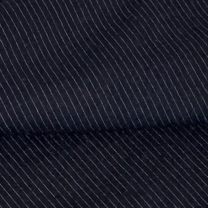 Pinstripe Wool Fabric, Dark Blue Wool, Navy Blue Felted Wool, Rug Wool, Wool Appliqué, 100% Pure Wool, Eco Friendly Fabric, Penny Wool