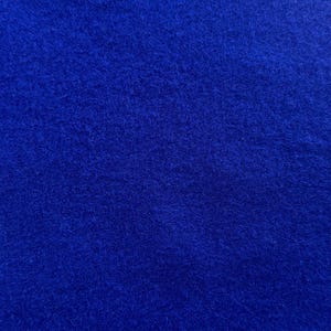 Blue Wool Fabric, Blue Felted Wool, Upcycled Wool Fabric, Wool Appliqué, Penny Wool,Pure Wool, Blue Royal Blue Wool Fabric