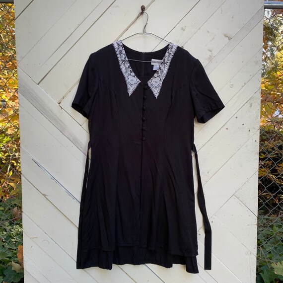 Plus size Wednesday Addams dress