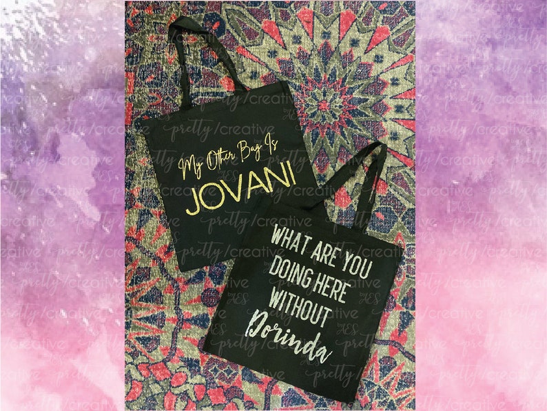 RHONY Real Housewives of New York City Quotes Black Soft Canvas Tote Bag