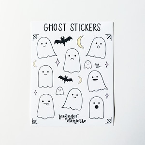Ghost Mini Sticker Sheet