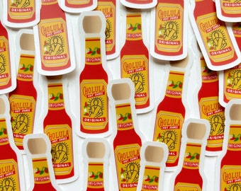 Cholula Clear Sticker