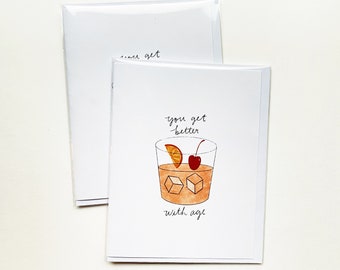 Better With Age Whiskey Card