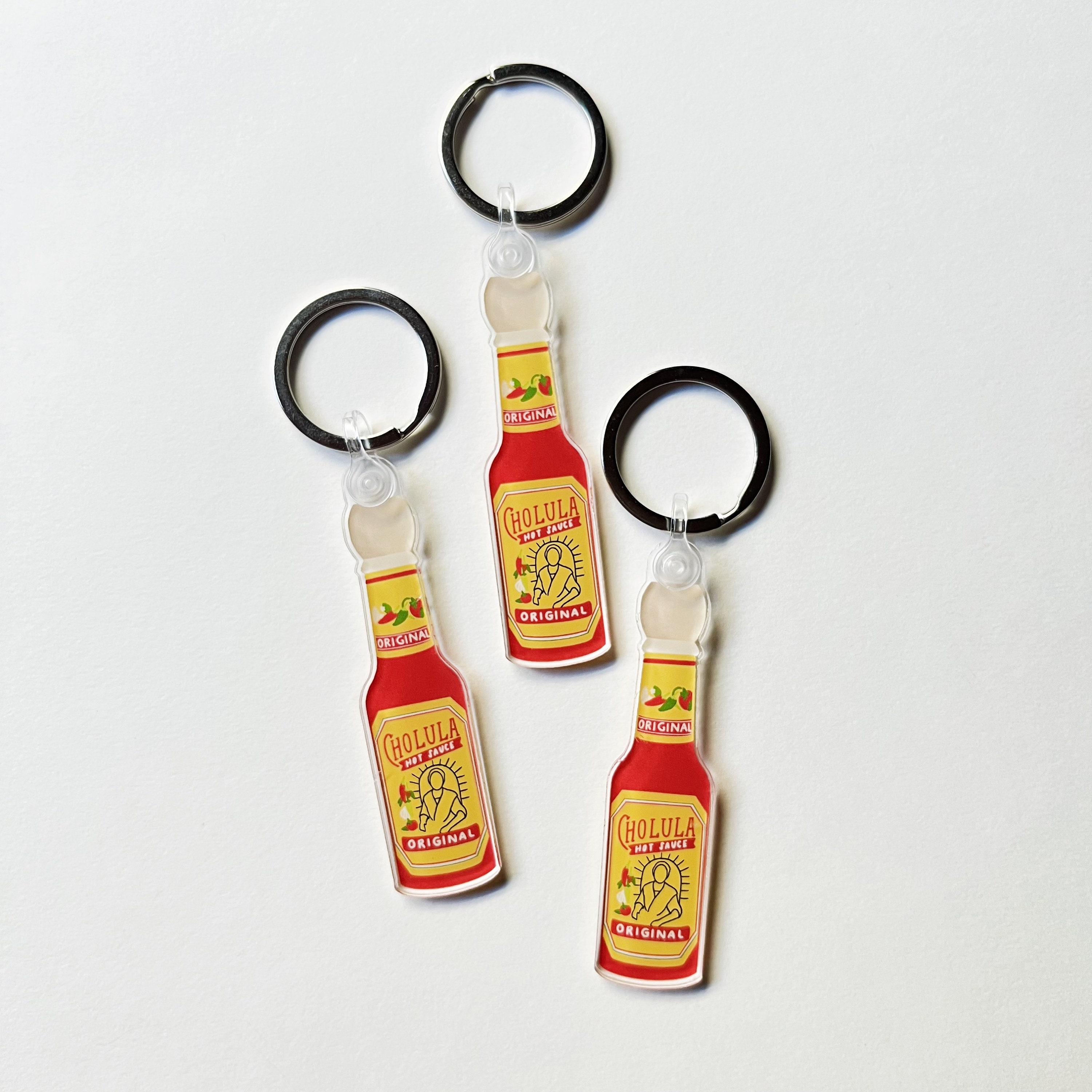 Fresco Sauce Handmade Hot Sauce Keychain Keychain - Citrus Fresno