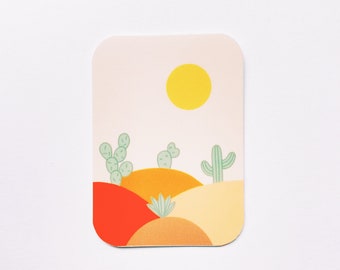 Desert Landscape Sticker