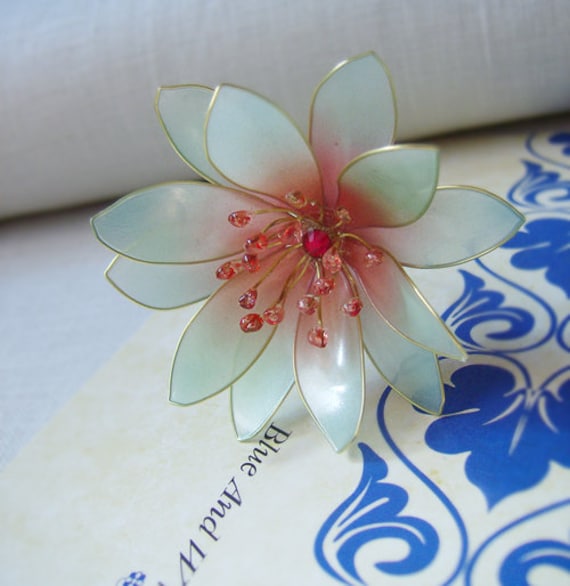 Beautiful Gold Water Lily Chinese Painting Luxury Chopsticks