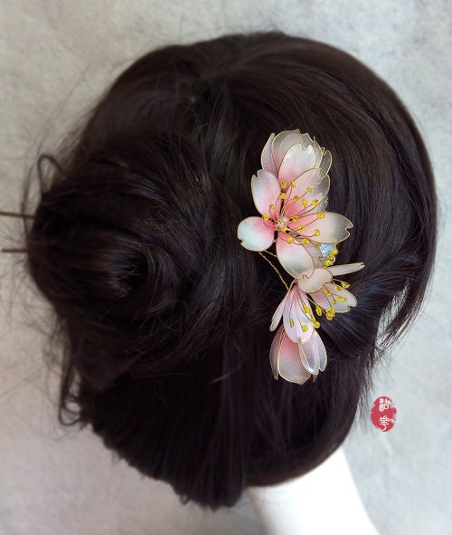The Cherry Blossom Hair Stick, Hanfu Hair Pin，retro Hair Clips