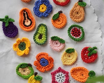 Crochet button covers