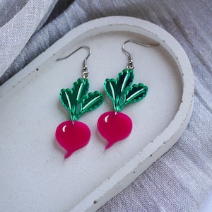 Radish earrings