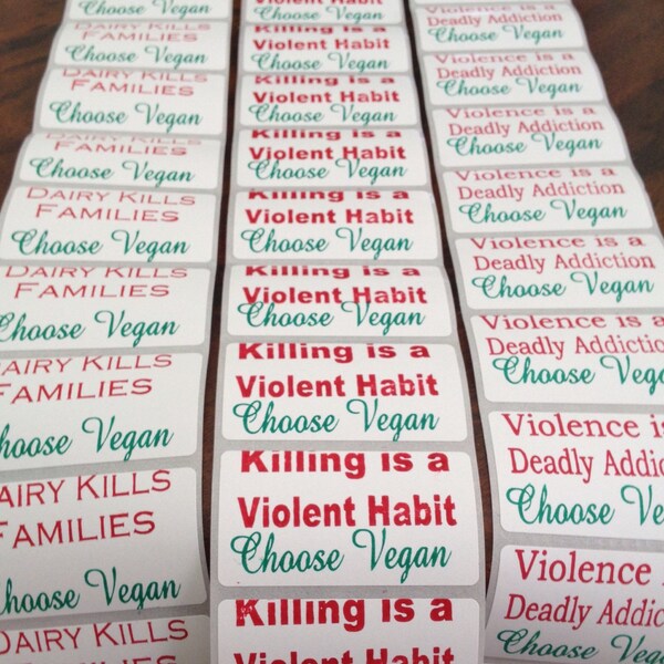 Vegan Activism Stickers