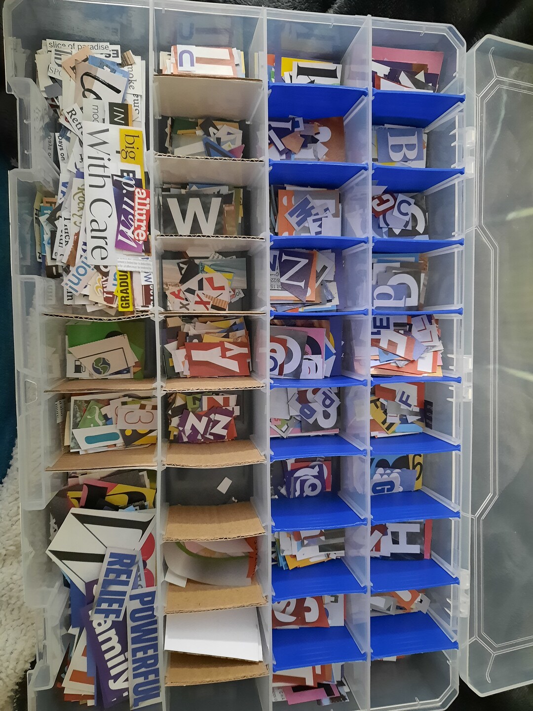 Vision Board Kit Ransom Note Collage Mixed Media Magazine Letters - Etsy