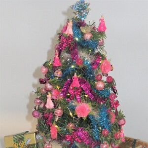 Barbie Christmas Tree Lighted Play Scale With 8 Decorated Gift Etsy