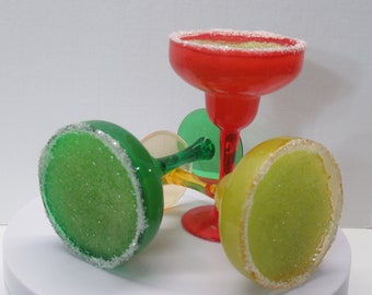 18" Doll 1/3 Scale size Mock Margarita (no alcohol) for Cinco De Mayo and Every Day Play Food Mini Accessories Choose Color Frozen Drink