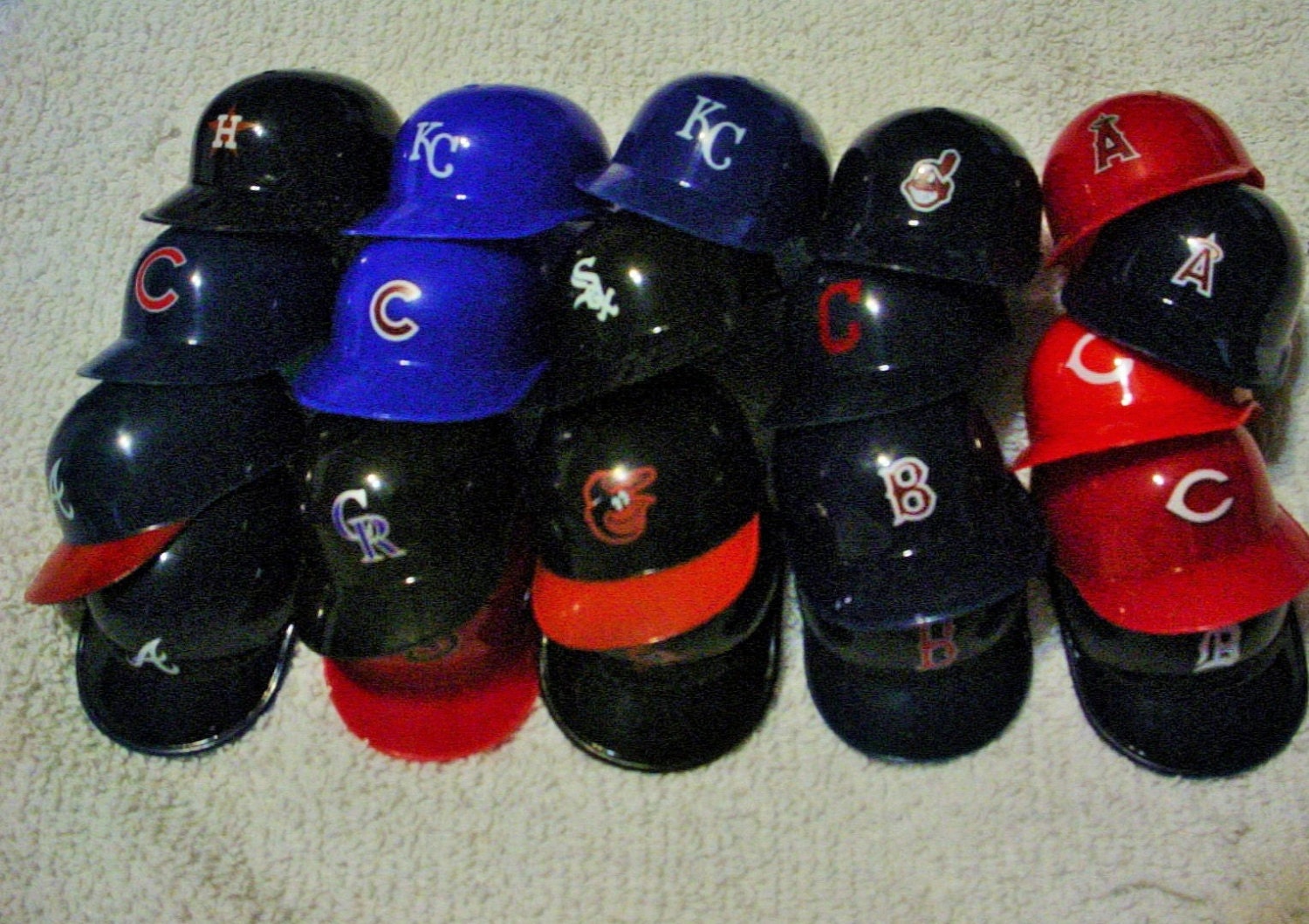 MLB Mini Baseball Helmets Play Scale 16 Fashion Doll Action Etsy