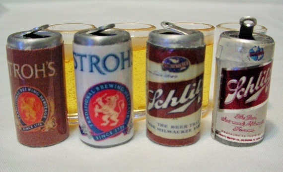 Barbie Size 1 Schlitz or Stroh's Beer Can & Filled - Etsy