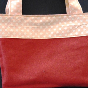 Girls Bucket Bag Reversible With Felt Flower. Handmade Made In Australia image 3