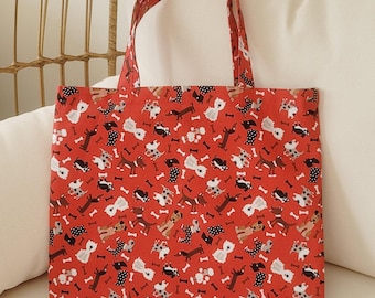 Cute Dogs Tote Bag - Reusable