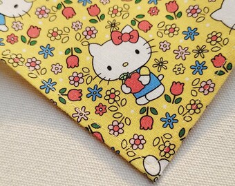 Floral Hello Kitty Pet Bandanna by Jumping Jake Dog Co
