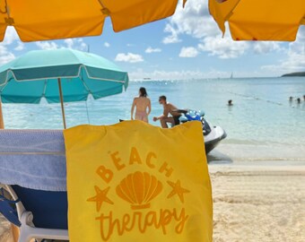 Beach Therapy Tote Bag - Reusable