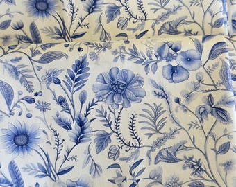 Blue Gardens Canvas Tote Bag - Reusable