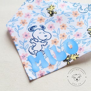Snoopy Floral Bandanna by Jumping Jake Dog Co.