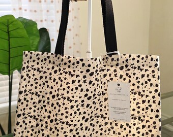 FREE Scrunchie! Spots Tote Bag - Reusable