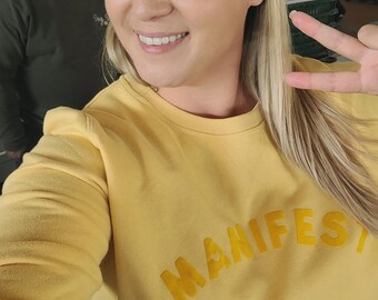 MANIFEST Yellow Sweater by Jumping Jake Dog Co