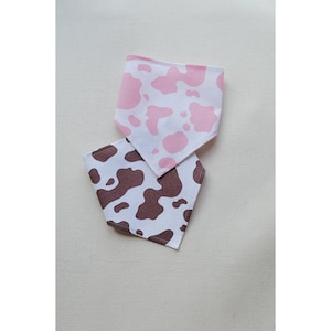 Cow Bandanna with Sparkles by Jumping Jake Dog Co.