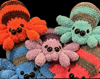 Patrón de crochet de araña saltadora