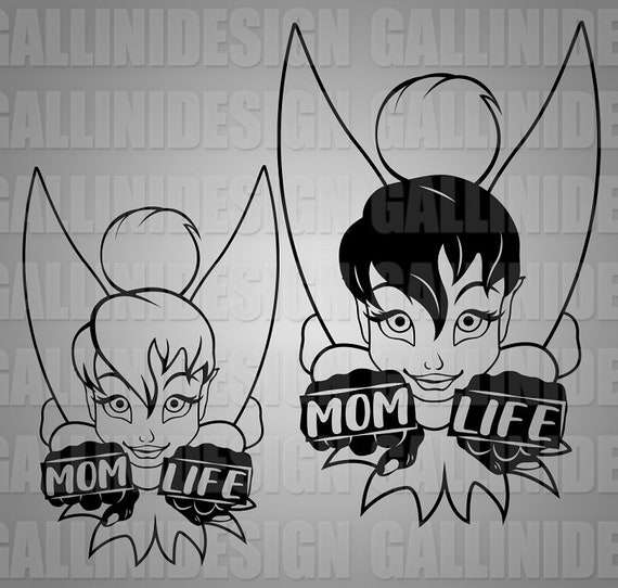 Download Free Tinkerbell Svg Mom Life Svg Cut Files Fairy Svg Dxf Png Design Etsy SVG Cut Files