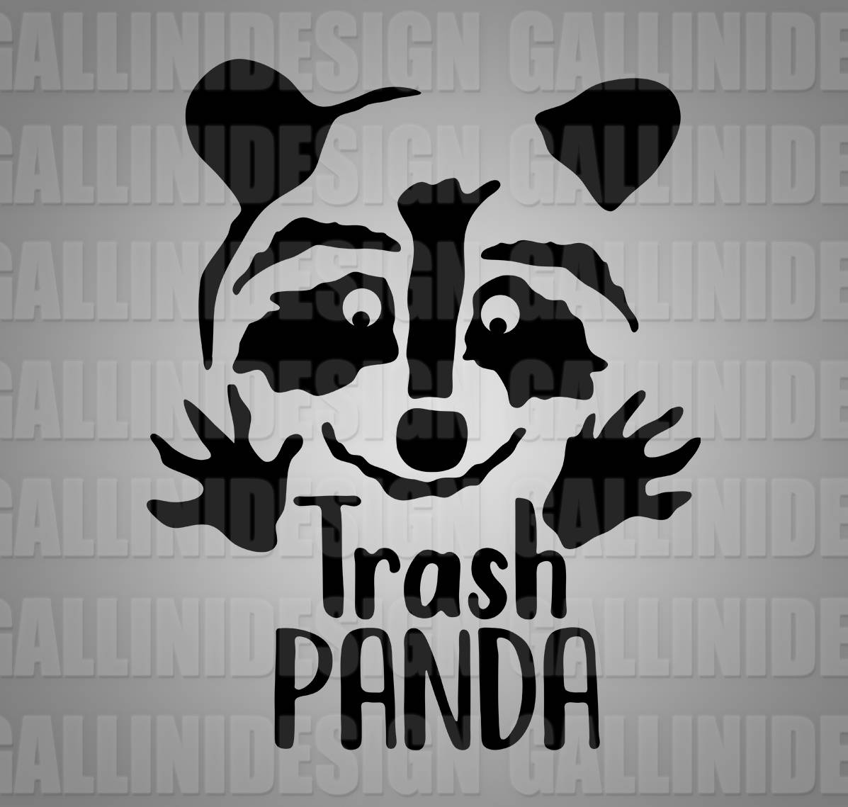 Download Trash Panda Shirt SVG File Silhouette Cut File Cricut Clipart | Etsy