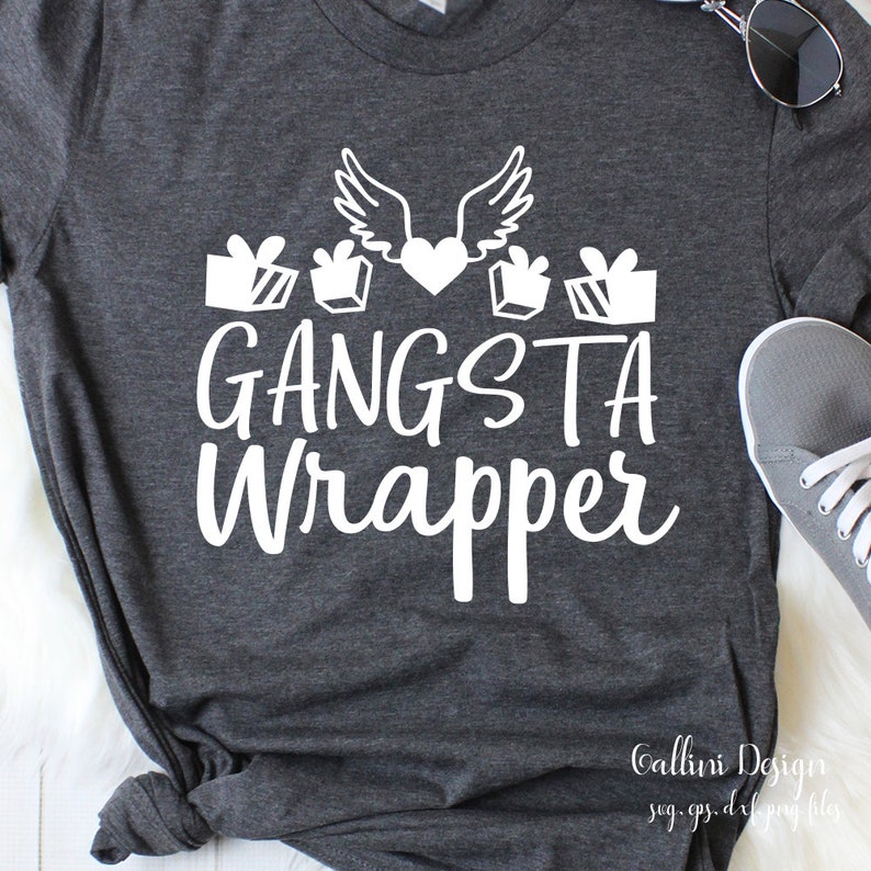 Download Gangsta Wrapper Svg Christmas Svg Christmas Gift Svg Funny ...