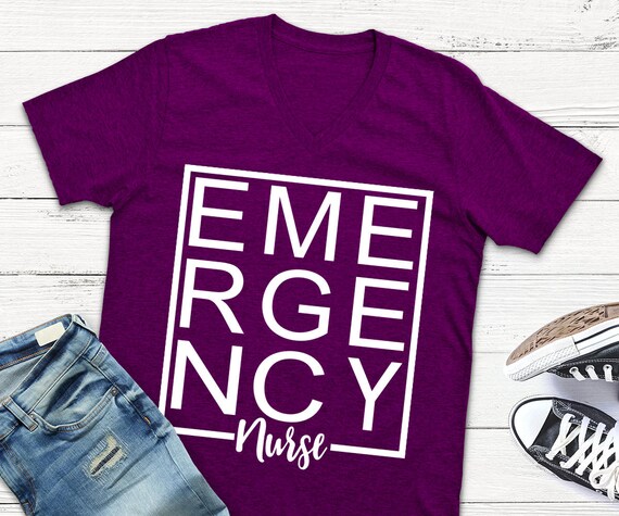 Download Emergency Nurse Svg Dxf Png Shirt Design Svg Cut Files for | Etsy