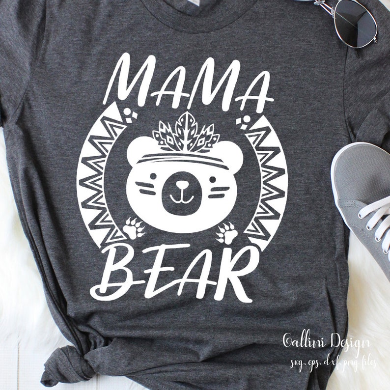 Download Mama Bear Svg Dxf Cut File Mom Svg Files Cricut Silhouette Mom | Etsy