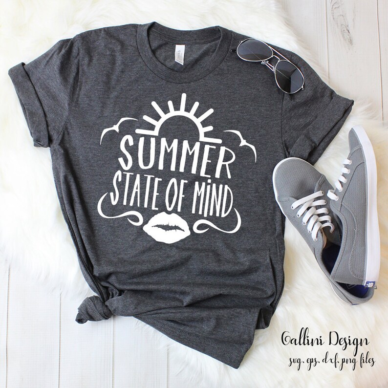 Summer State of Mind Svg Beach Svg Summer Svg Beach Svg Summer Vacation Svg Vacay Svg Png Dxf Files Sunshine Svg Silhouette Cricut Designs