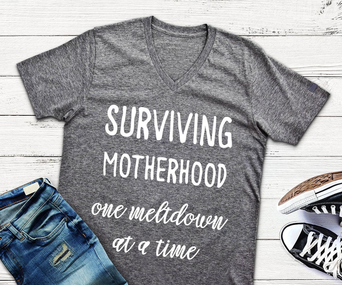 Download Surviving Motherhood Svg T Shirt Designs SVG Files ...