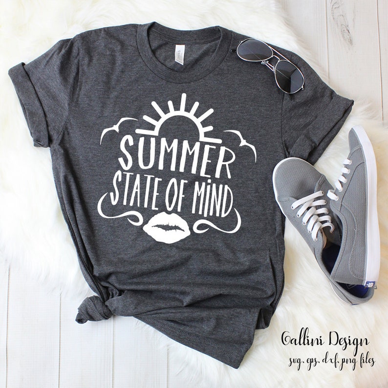 Summer State of Mind Svg Beach Svg Summer Svg Beach Svg Summer Vacation Svg Vacay Svg Png Dxf Files Sunshine Svg Silhouette Cricut Designs
