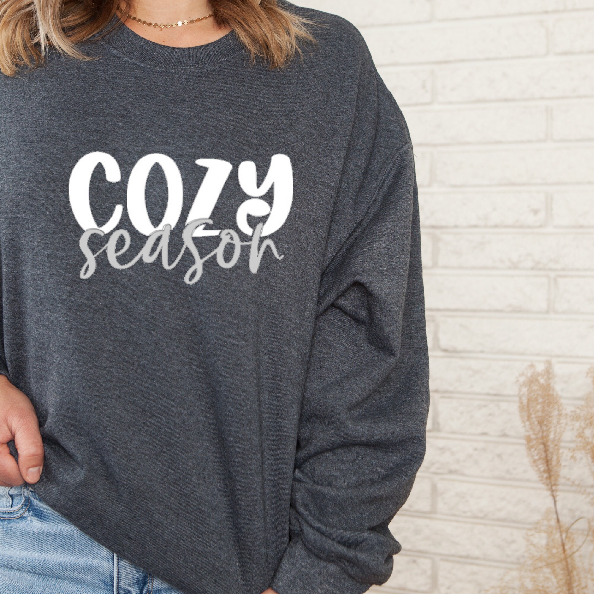 Cozy Season Sweatshirt Cozy Winter Clothes Holiday Sweater | Etsy