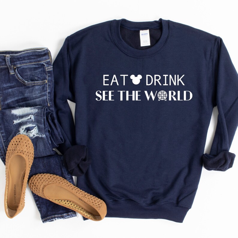 Eat Around the World Drink Around the World Disney Vacation Etsy