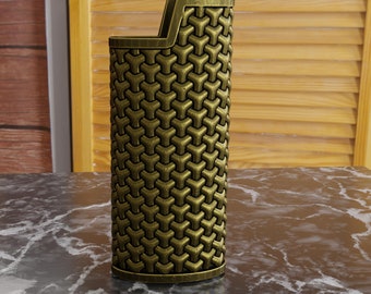 Funda para encendedor Mini Bic - Tejido de bambú