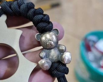 Teddy Bear Paracord Bead