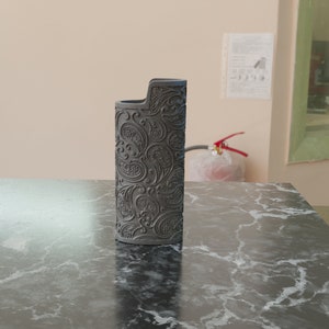 Big Lighter Sleeve - Paisley Pattern - STL File only - Digital Download