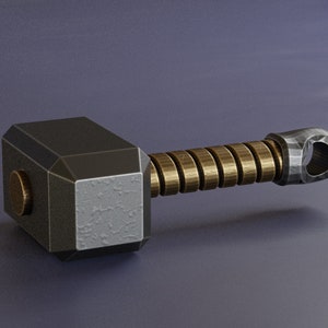 Handcrafted Mjolnir Pendant - Sterling Silver & Bronze Mix | Norse Mythology | Viking Jewelry | Thor&#39;s Hammer Necklace